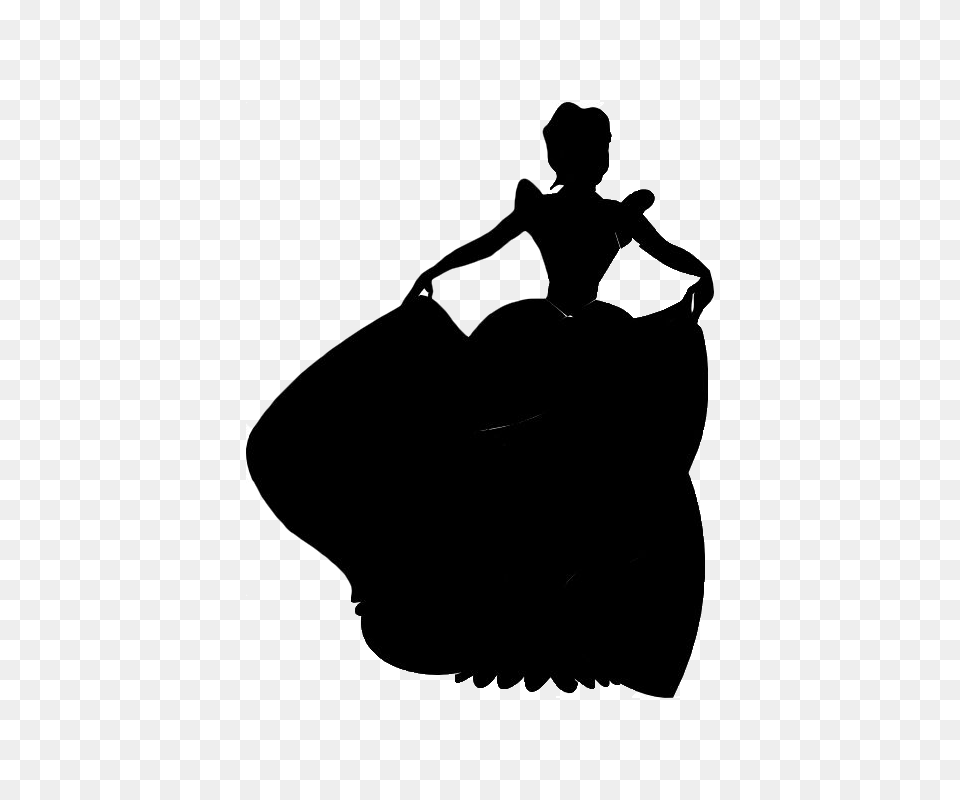 Cinderella Disney Princess Silhouette Prince Charming Clip Art, Dancing, Leisure Activities, Person, Adult Free Transparent Png