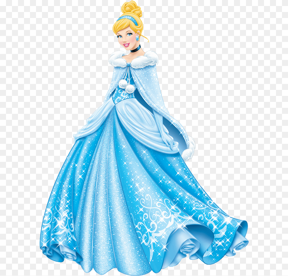 Cinderella Disney Princesses, Figurine, Clothing, Dress, Formal Wear Free Transparent Png