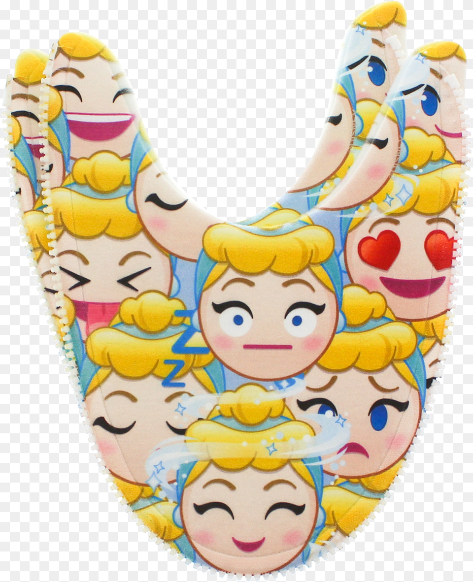 Cinderella Emoji Mix N Match Zlipperz Setclass Sock, Face, Head, Person, Baby Png Image