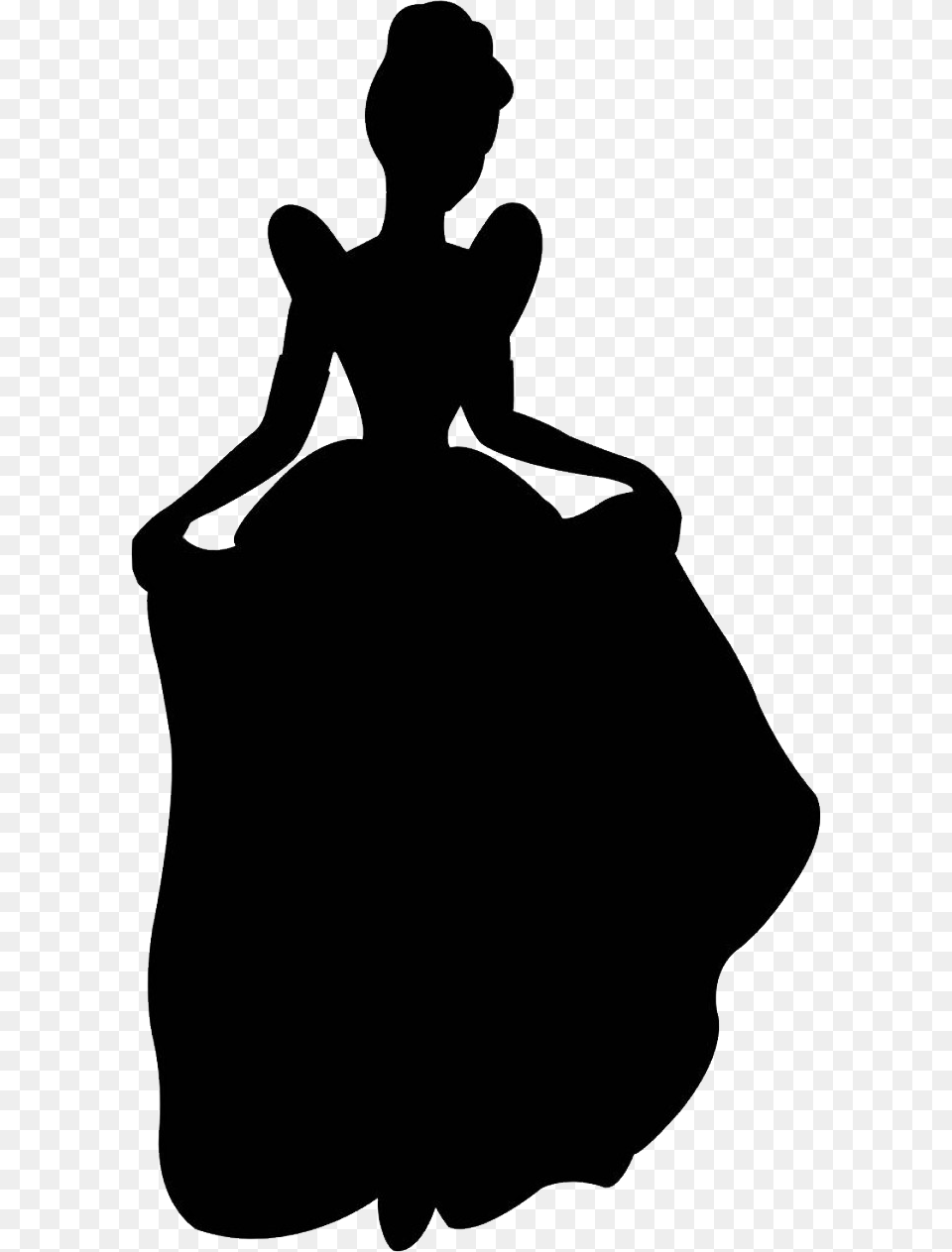 Cinderella Fit Man Silhouette, Adult, Dancing, Female, Leisure Activities Free Png Download