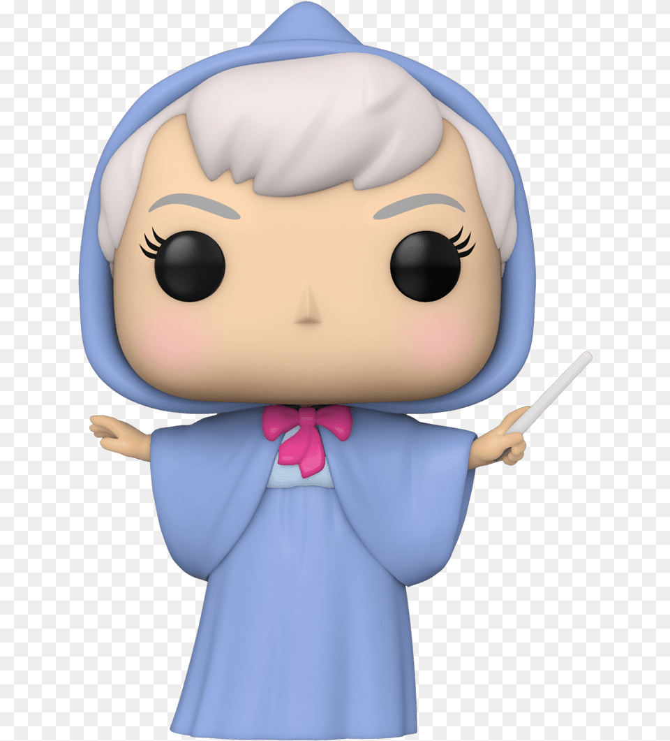 Cinderella Funko Pop Fairy Godmother, Doll, Toy, Face, Head Png Image