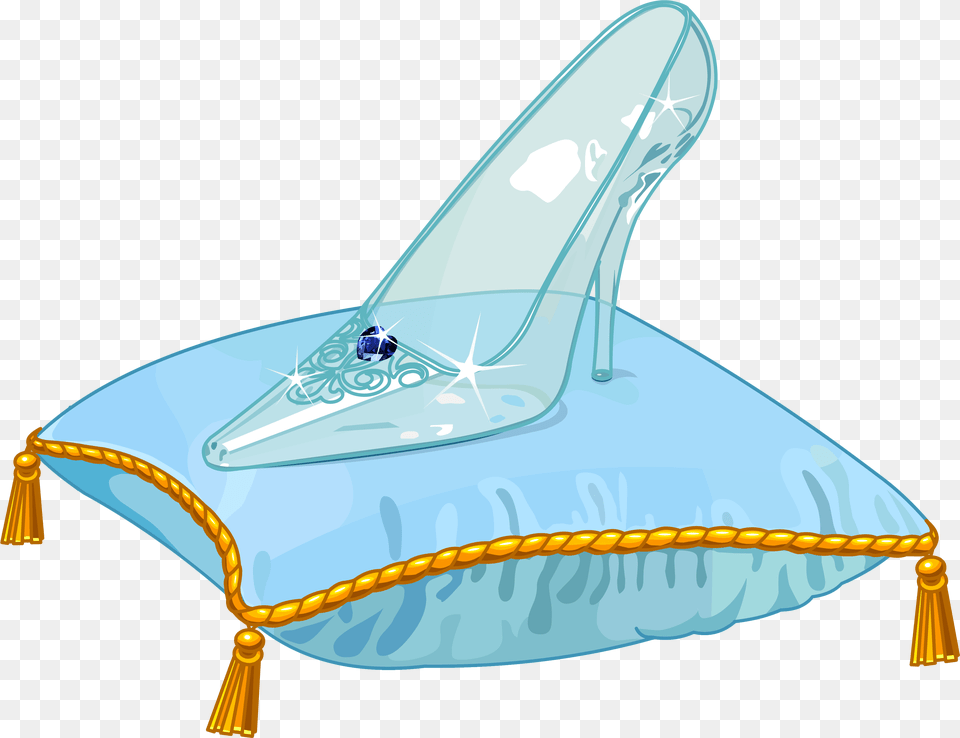 Cinderella Glass Slipper Vector Clipart Image Cinderella Glass Slipper Clipart, Shoe, Clothing, Footwear, High Heel Free Png