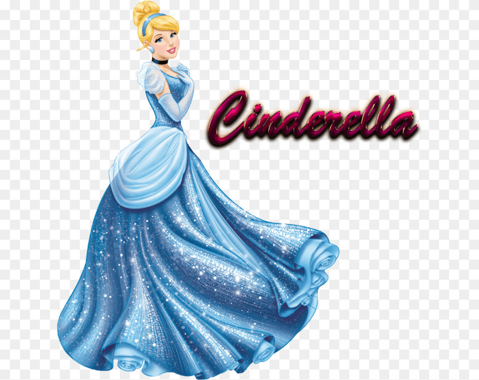 Cinderella Images Transparent Disney Princess Cinderella, Figurine, Clothing, Formal Wear, Dress Free Png Download