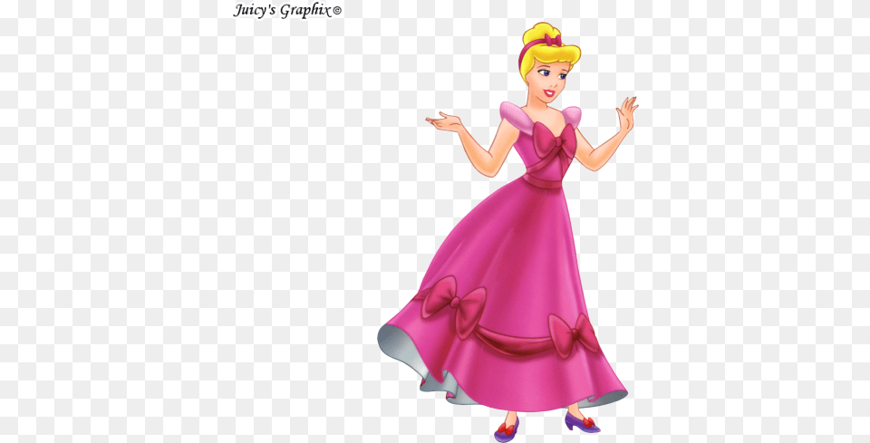 Cinderella N Pink Birthday Wishes For Sister In Hindi Funny, Clothing, Formal Wear, Dress, Adult Png Image