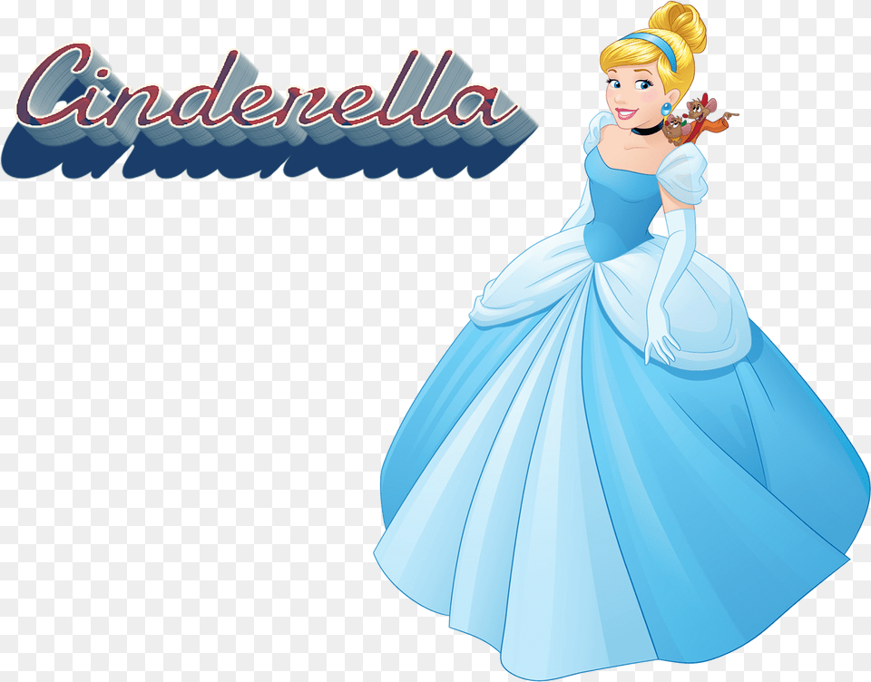 Cinderella Pics Cinderella With Gus Amp Jaq Tote Bag Adult Unisex, Clothing, Dress, Person, Formal Wear Png