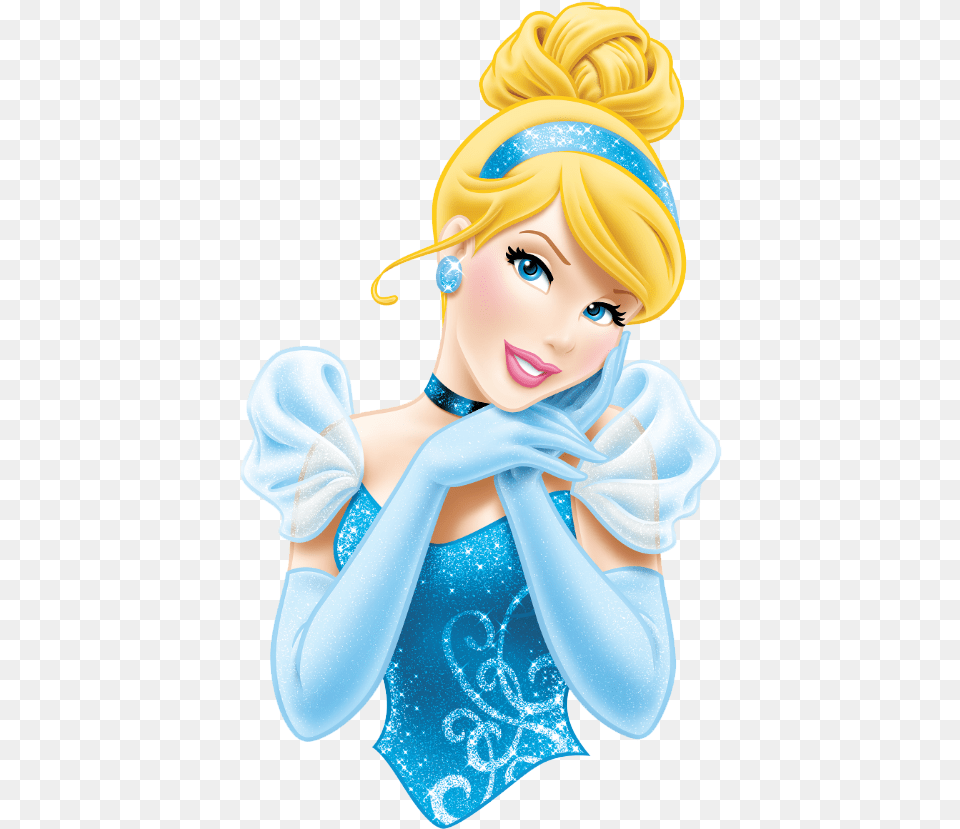 Cinderella Princesa Da Disney Cinderela, Baby, Person, Figurine, Doll Free Png Download