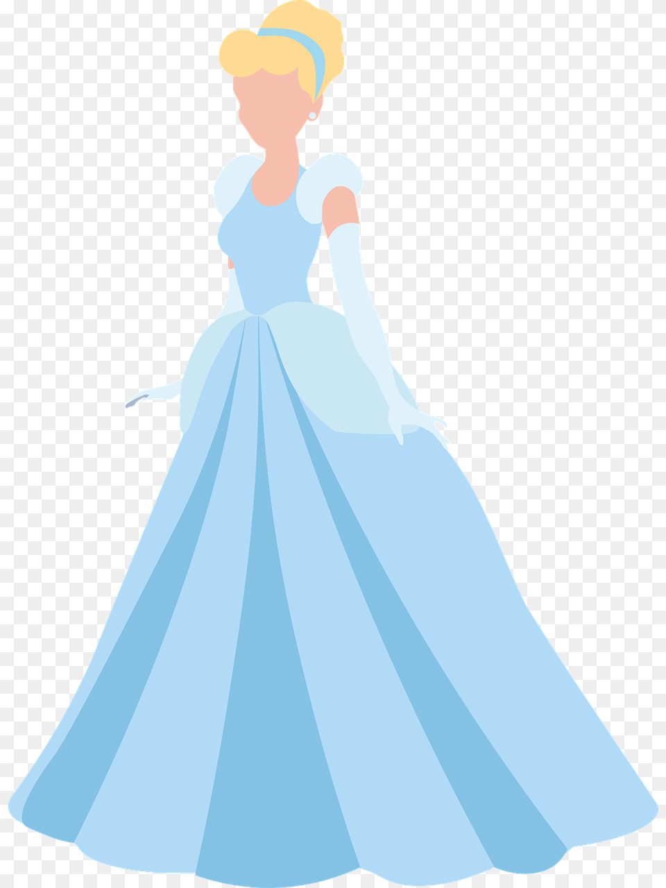 Cinderella Princess Disney Girl Story Dress Illustration, Wedding Gown, Clothing, Wedding, Fashion Free Png Download