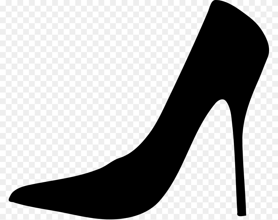 Cinderella Shoe Cliparts, Gray Free Png