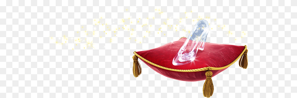 Cinderella Shoe Royal Pillow, Furniture, Art, Graphics Free Png