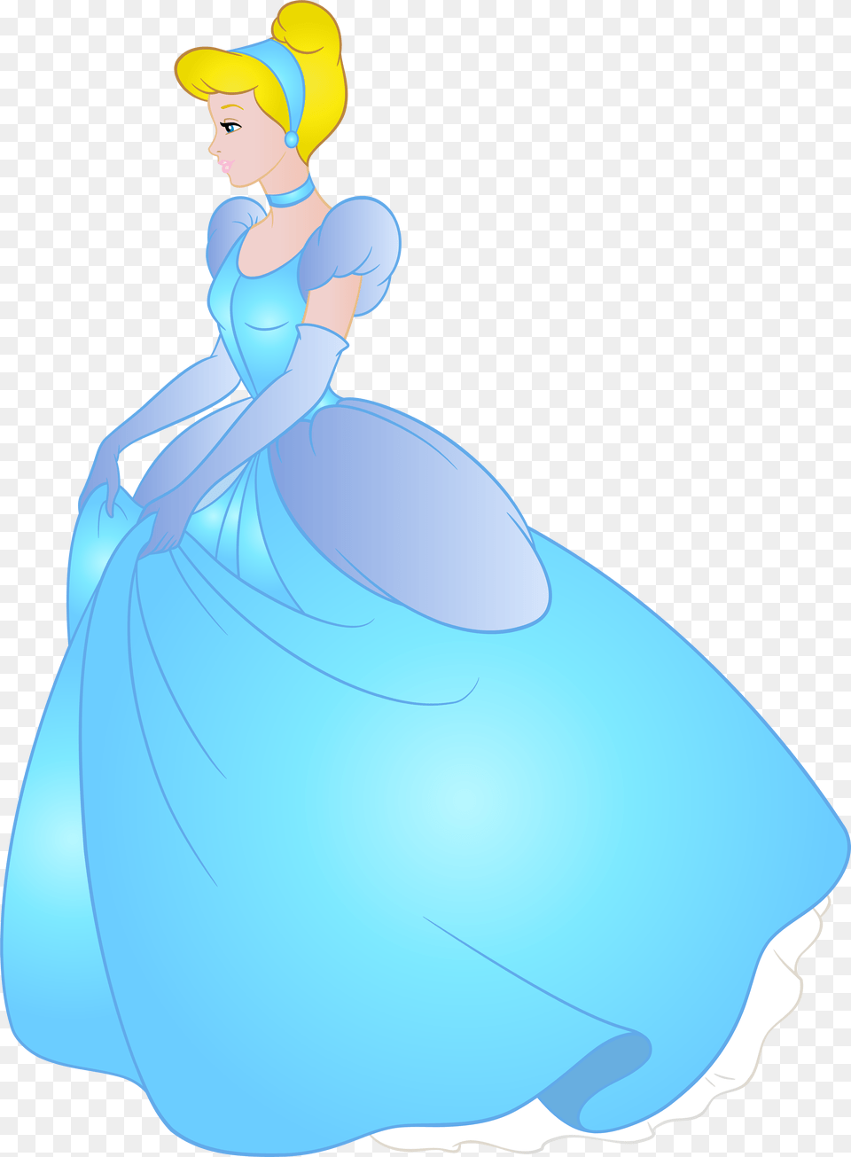 Cinderella Silhouette, Clothing, Gown, Dress, Formal Wear Png Image