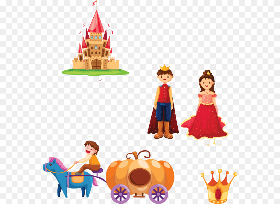 Cinderellaquots Castle Fairy Tale Characters Preschool, Toy, Doll, Boy, Person Free Transparent Png