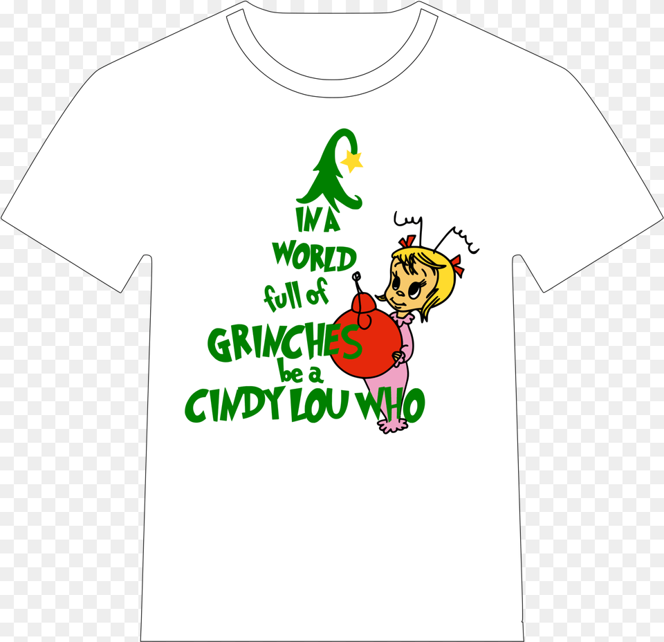 Cindy Lou Who Have A Very Merry Christmas Cindy Lou Who Clipart, Clothing, T-shirt, Face, Head Free Png Download