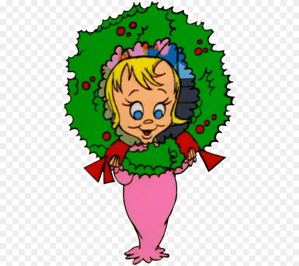 Cindy Lou Who The Grinch In 2020 Christmas Cartoons Cindy Lou Who, Baby, Person, Face, Head Free Png