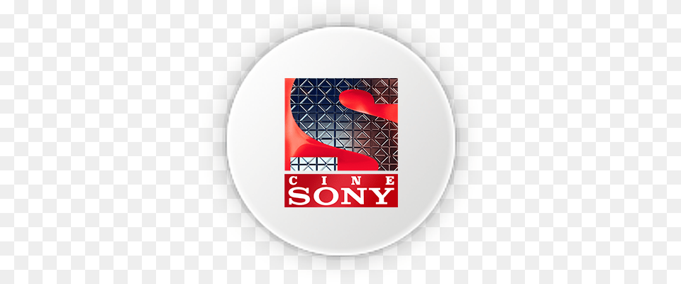 Cine Sony Cine Sony Logo, Sticker, Badge, Symbol, Advertisement Png Image
