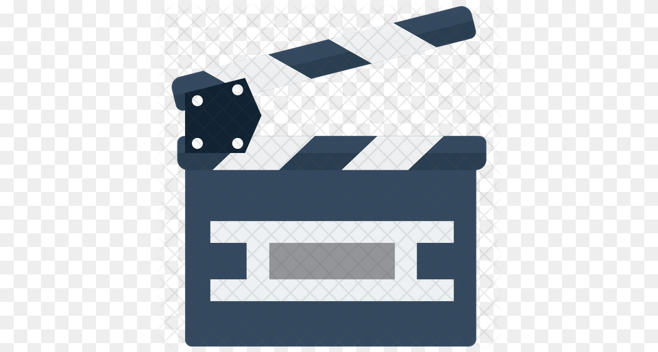 Cinema Clapboard Icon Horizontal, Fence, Clapperboard Png Image