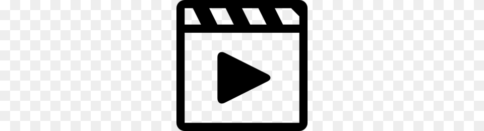 Cinema Clipart, Gray Png