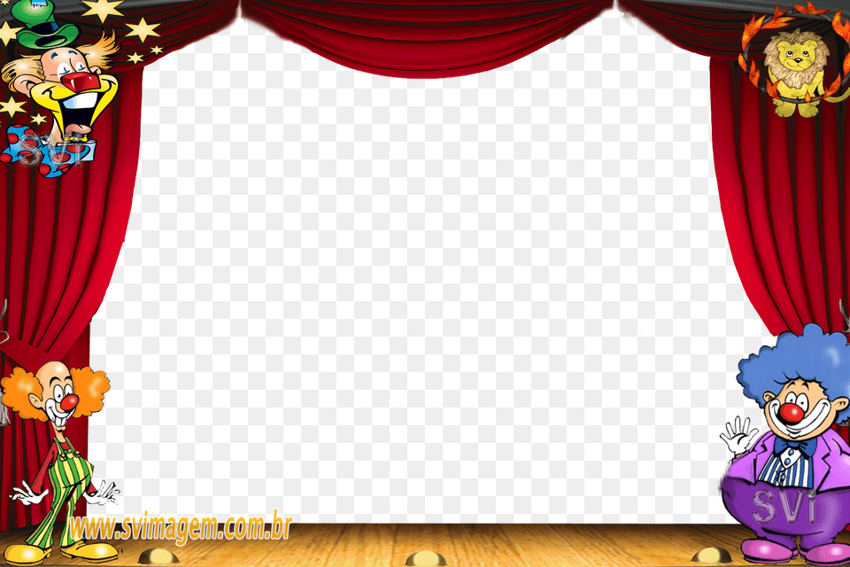 Cinema Clipart Stage Spotlight Clown Frame, Adult, Female, Person, Woman Free Png Download