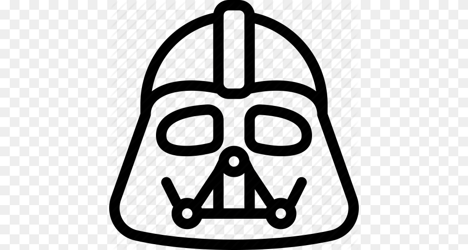 Cinema Darth Entertainment Starwars Vader Icon, Sticker, Bag Free Transparent Png