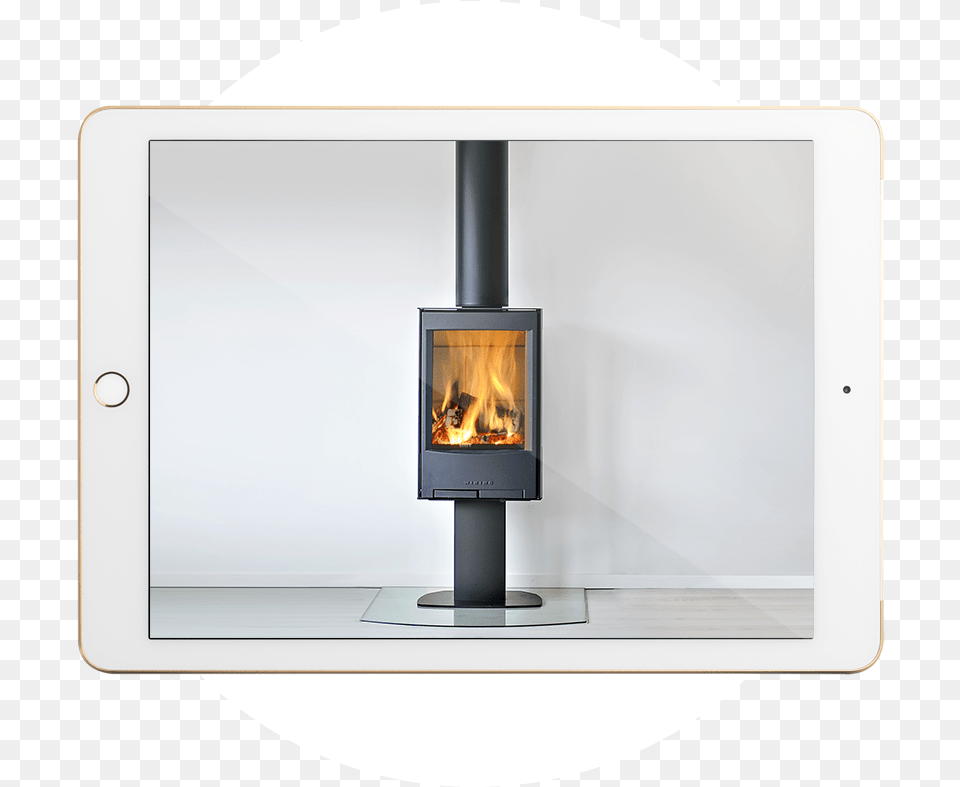Cinema Flame Wood Burning Stove, Fireplace, Indoors, Hearth Free Png