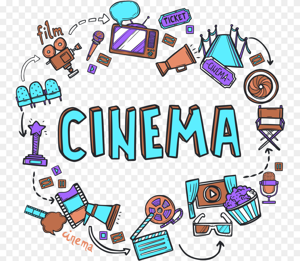 Cinema Infantil, Art, Drawing, Doodle Free Png