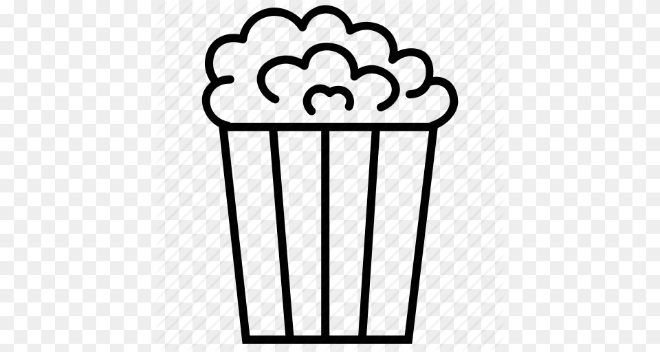 Cinema Junk Food Popcorn Snacks Theatre Icon Png Image