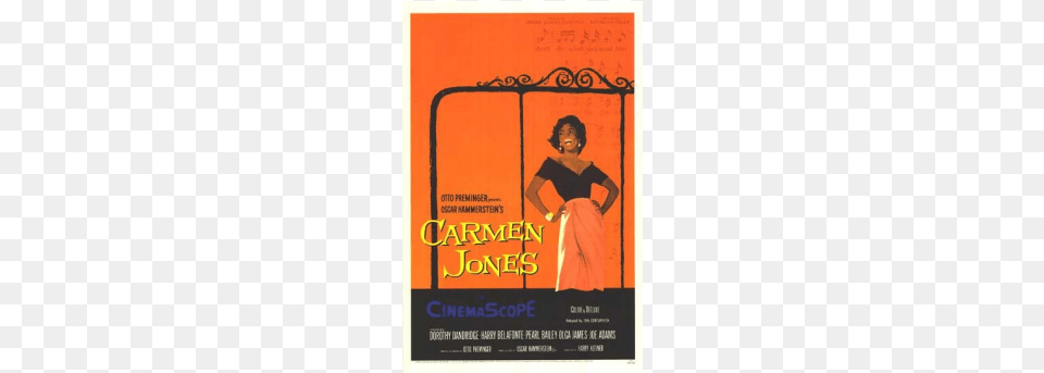 Cinema Posterazzi Top Seller Carmen Jones Movie Poster Print, Adult, Advertisement, Book, Female Png