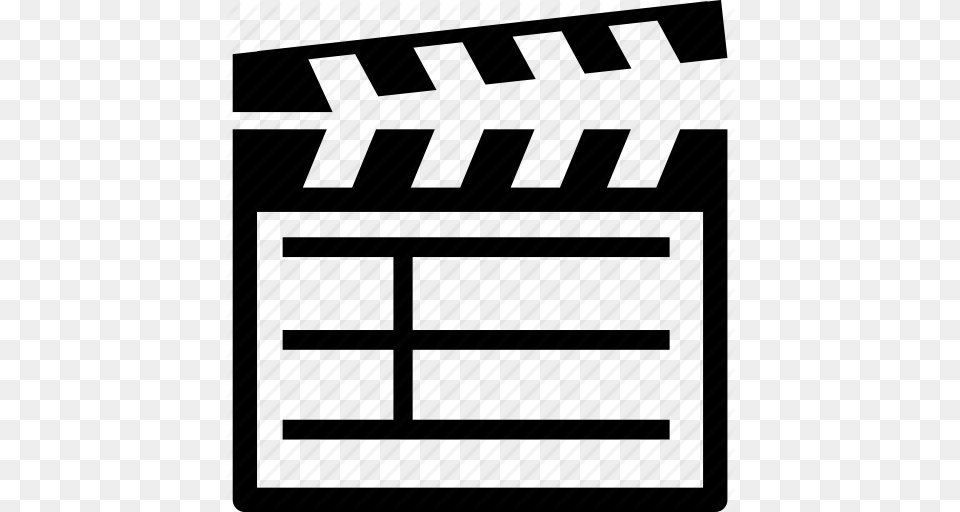 Cinematography Clapboard Clapper Clapperboard Film Inema, Fence, Architecture, Building Png