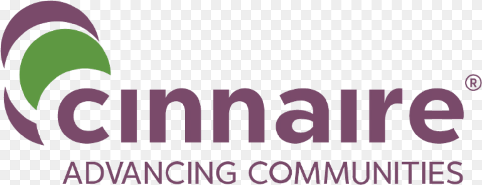 Cinnaire Advancing Communities, Logo, Purple, Green Png