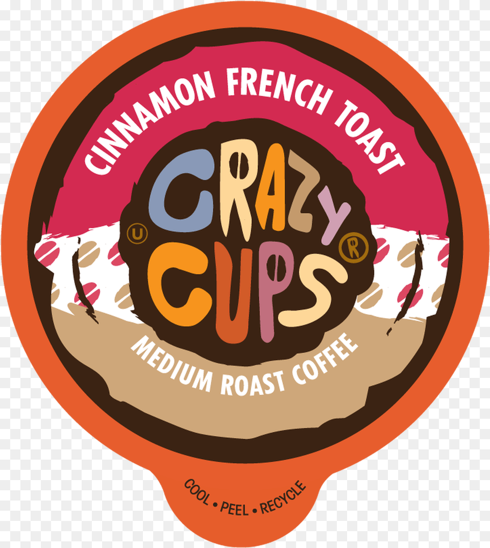 Cinnamon French Toast By Crazy Cups Illustration, Sticker, Cream, Dessert, Food Png