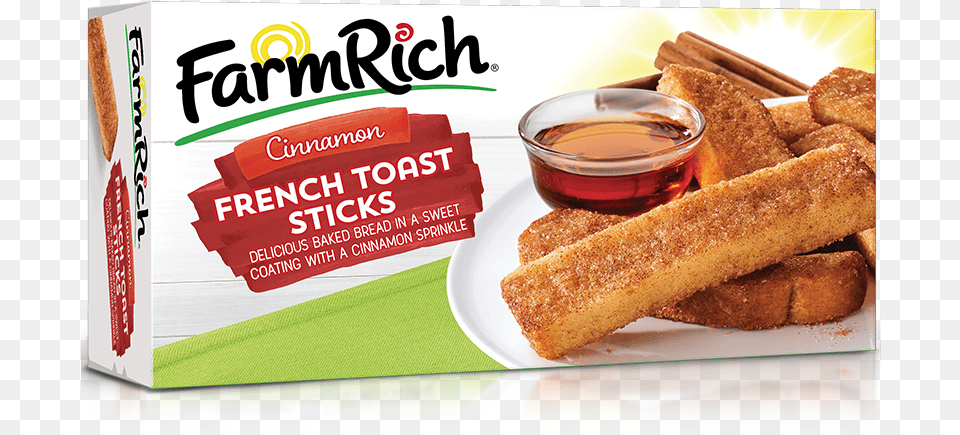 Cinnamon French Toast Sticks Farm Rich Original French Toast Sticks, Food, Fried Chicken, Nuggets, Cup Png