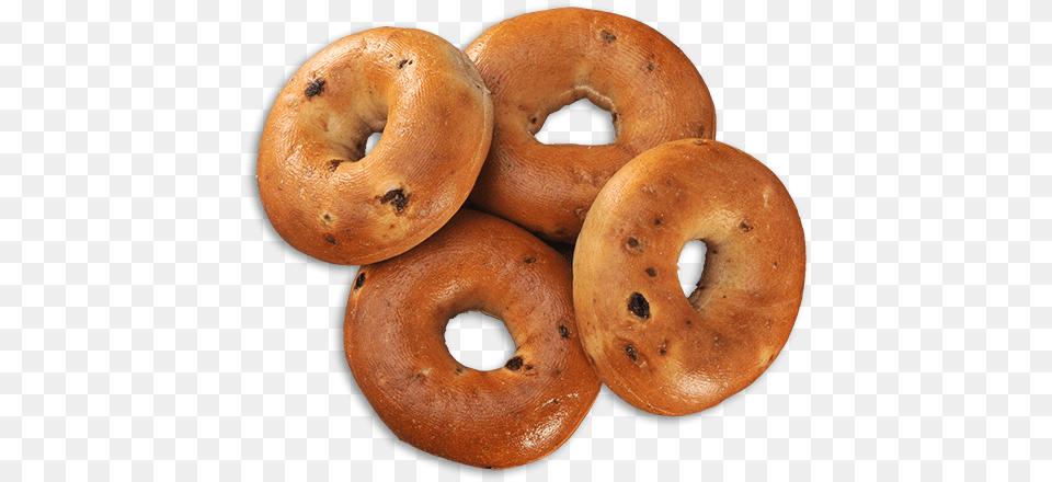 Cinnamon Raisin Bagels Are Sweet Subtly Spiced And Bagel, Bread, Food Free Transparent Png