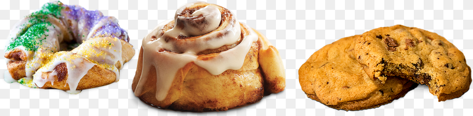 Cinnamon Roll, Cream, Dessert, Food, Icing Png