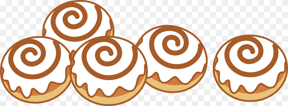 Cinnamon Roll Clipart At Getdrawings Cinnamon Buns Clip Art, Cream, Dessert, Food, Icing Free Png Download