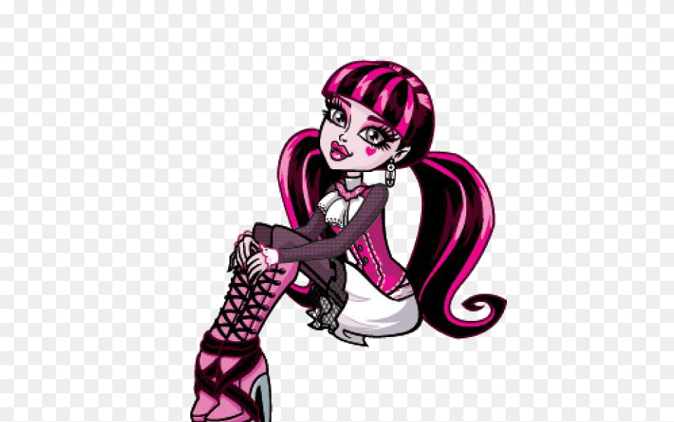 Cinnamon Roll Clipart Monster High Draculaura And Clawdeen, Book, Comics, Publication, Adult Free Transparent Png