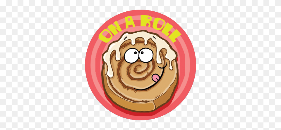 Cinnamon Roll Dr Stinky Scratch N Sniff Stickers Everythingsmells, Bread, Food, Sweets, Cream Png