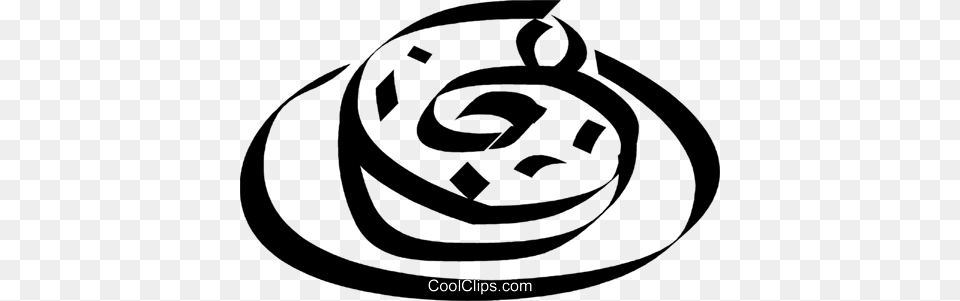 Cinnamon Roll Royalty Vector Clip Art Illustration, Recycling Symbol, Symbol, Clothing, Hat Png Image