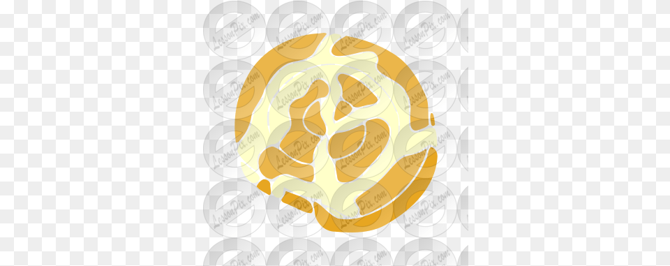 Cinnamon Roll Stencil For Classroom Therapy Use Great Circle, Food, Sweets Free Png Download