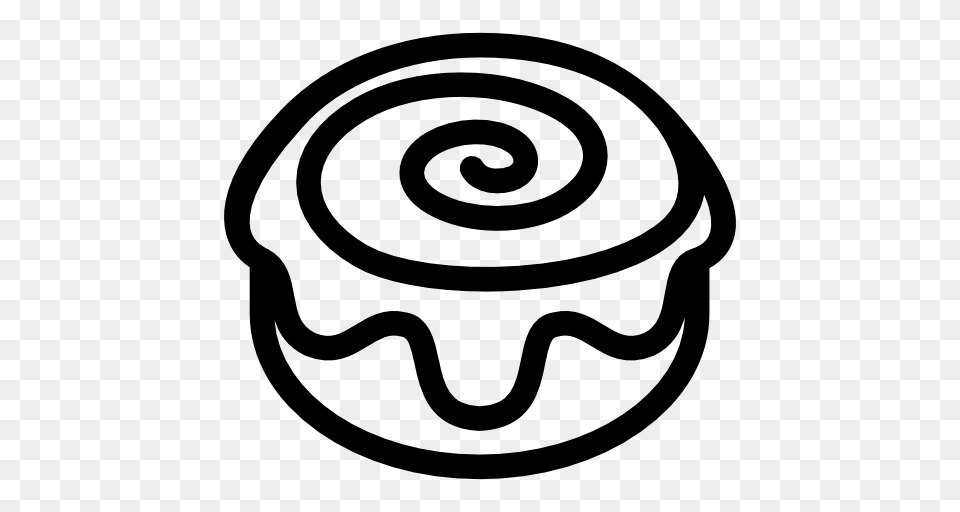Cinnamon Roll Sticky Bun Frosting Icing Clip Art, Animal, Reptile, Snake, Spiral Free Png
