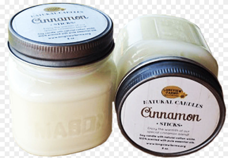 Cinnamon Sticks Soy Candle Cosmetics, Jar, Can, Tin, Food Png Image