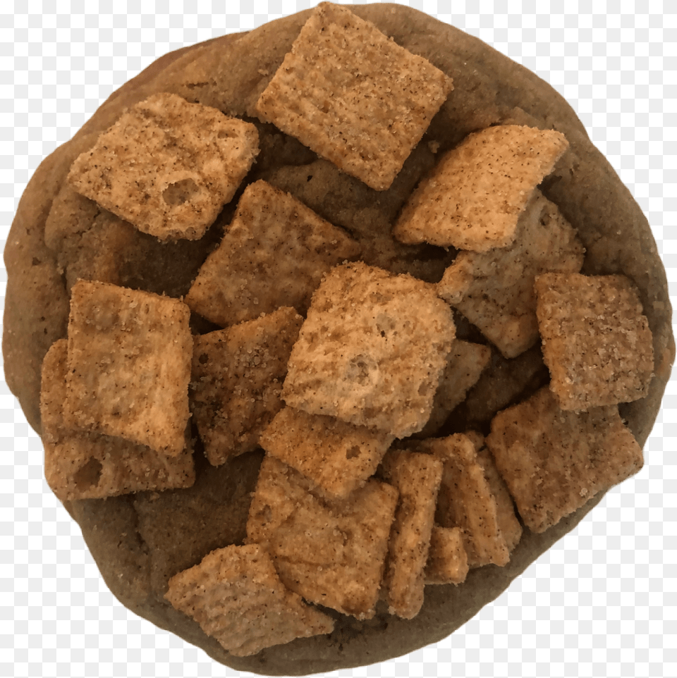 Cinnamon Toast Crunch Volcanic Rock, Bread, Cracker, Food, Plate Png