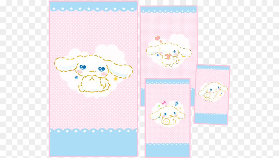 Cinnamoroll S Pink Night Cartoon, Text Png