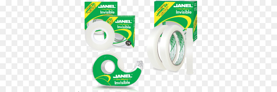 Cinta Adhesiva Invisible Janel 810 Color Transparente, Tape Png