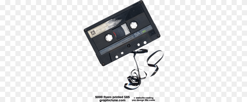 Cinta De Cassette De Psd Cassette Tape, Electronics, Speaker Png