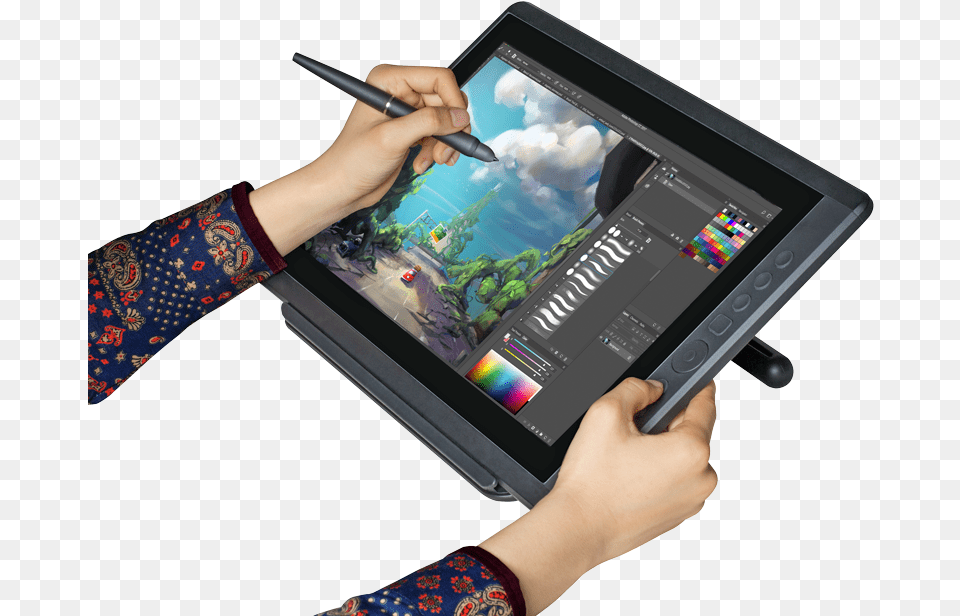 Cintiq Pro 16, Computer, Electronics, Tablet Computer, Pen Png