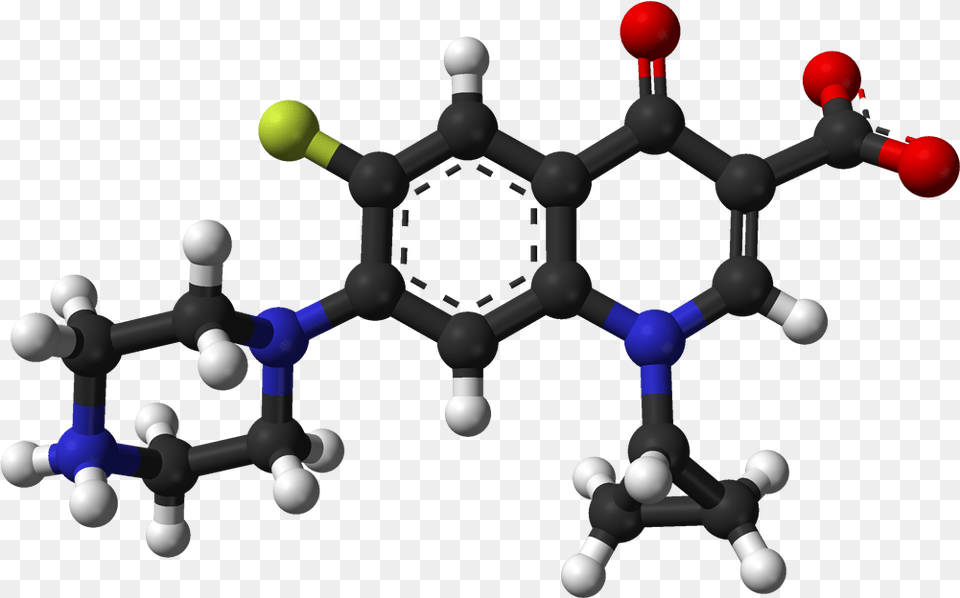 Ciprofloxacin Zwitterion From Xtal 3d Balls Molecule, Sphere, Chess, Game Free Png