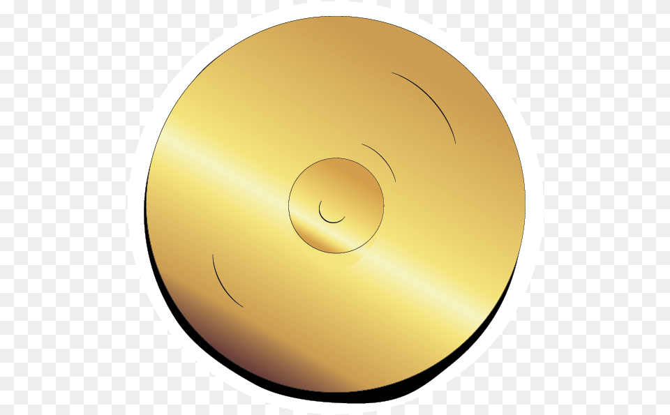Circle, Gold, Disk, Dvd Free Transparent Png