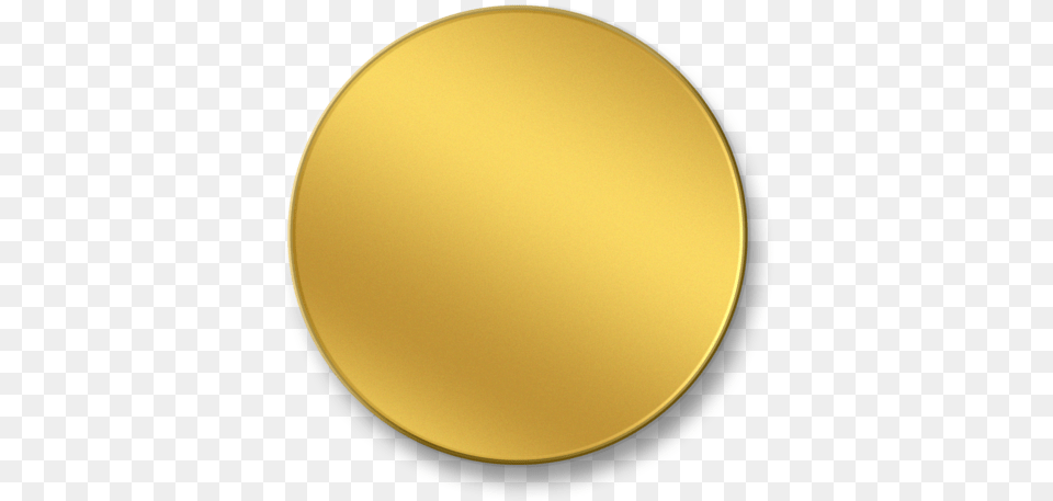 Circle, Gold, Plate Png