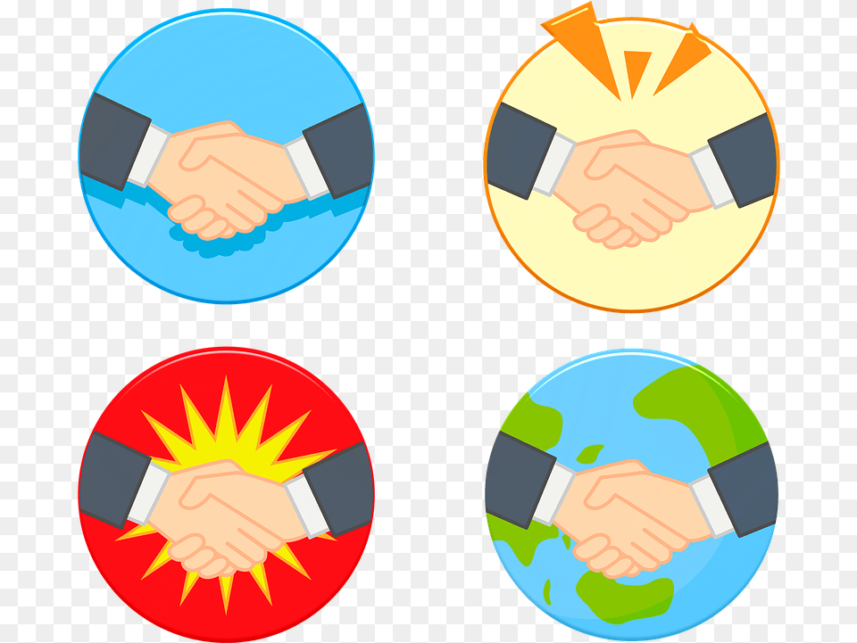 Circle, Body Part, Hand, Person, Handshake Free Png Download