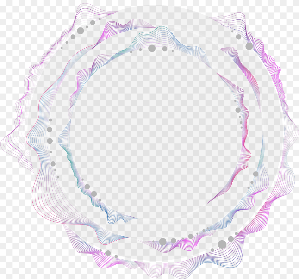 Circle, Accessories, Purple, Ornament, Pattern Free Png