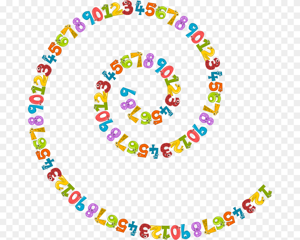 Circle, Spiral, Text, Number, Symbol Free Png